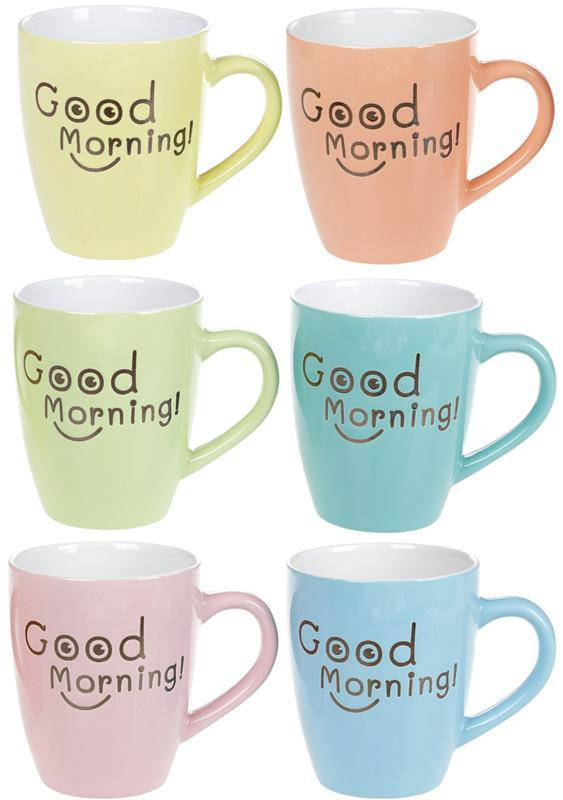 

Кружка "Good Morning" (Доброе Утро) 360мл, керамика