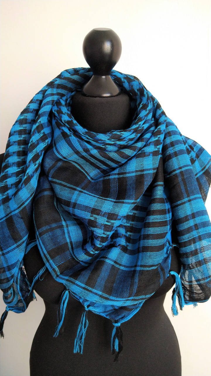 

Арафатка шемаг синьо-чорна, Синий