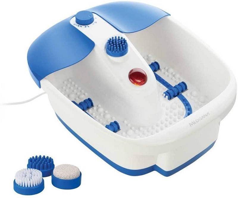 

Ванночка для ног Medisana FS 883 гидромассажная, бело-голубая