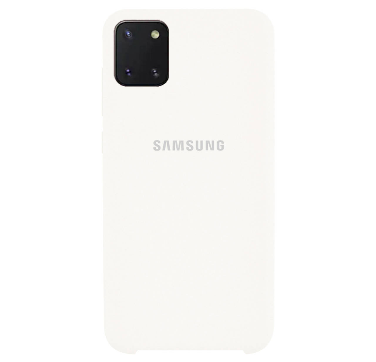 

Чехол Silicone case для Samsung Premium Note10Lite/A81/M60S White (09) белый