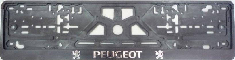 

Рамка номерного знака Peugeot (объемные буквы)