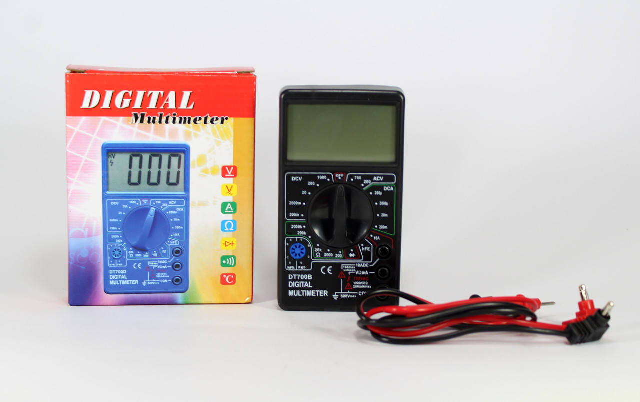 

Цифровой портативный мультиметр DT-700B / тестер