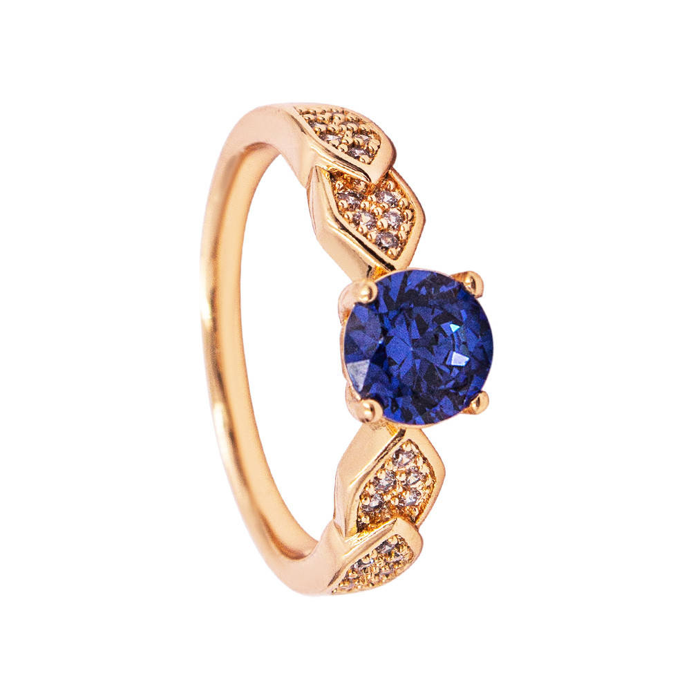 

Кольцо Лимонная позолота18