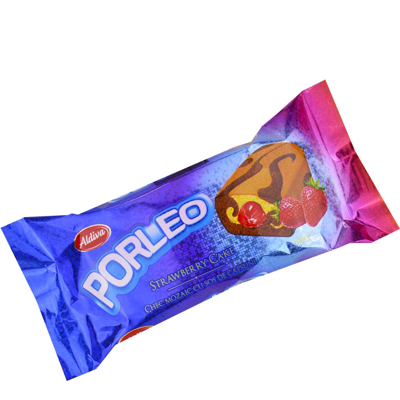 

Кекс мраморный Aldiva Porleo с клубничной начинкой 50 г