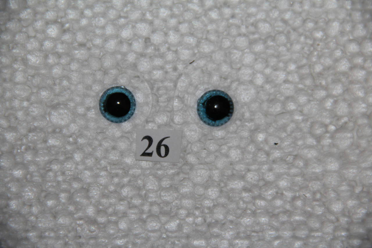 

Глазки живые, синие, с лучиками, d 11 мм, №А50.