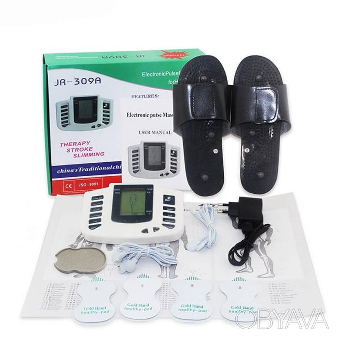 

Электростимулятор миостимулятор для мышц всего тела Gbt JR-309А 175451, Белый