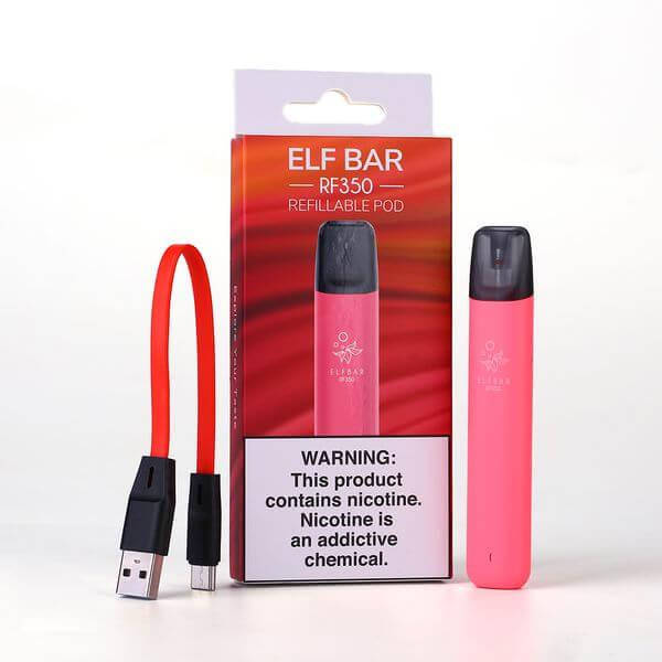 

Многоразовый Elf Bar RF350 Pod Starter Kit - Pink, Розовый