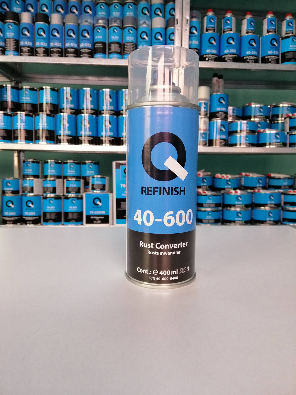 

Перетворювач iржi пiд грунт в аерозолі 400мл, Q-Refinish 40-600, Серый