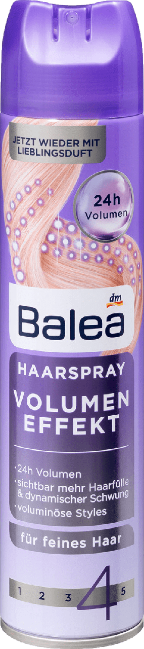 

Лак для волос Balea Volumen Effect 4