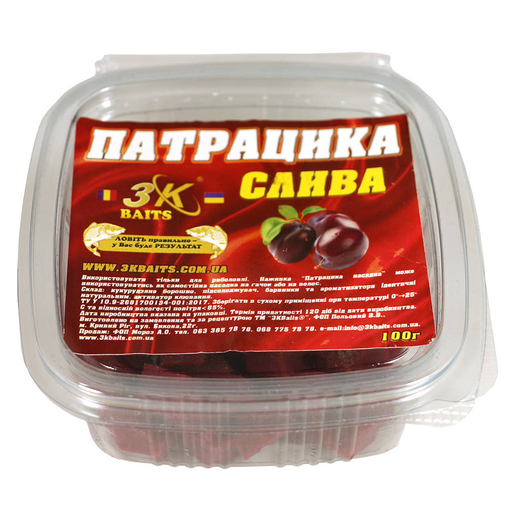 

3K Baits Патрацика насадна PRUNA (слива) 100 г