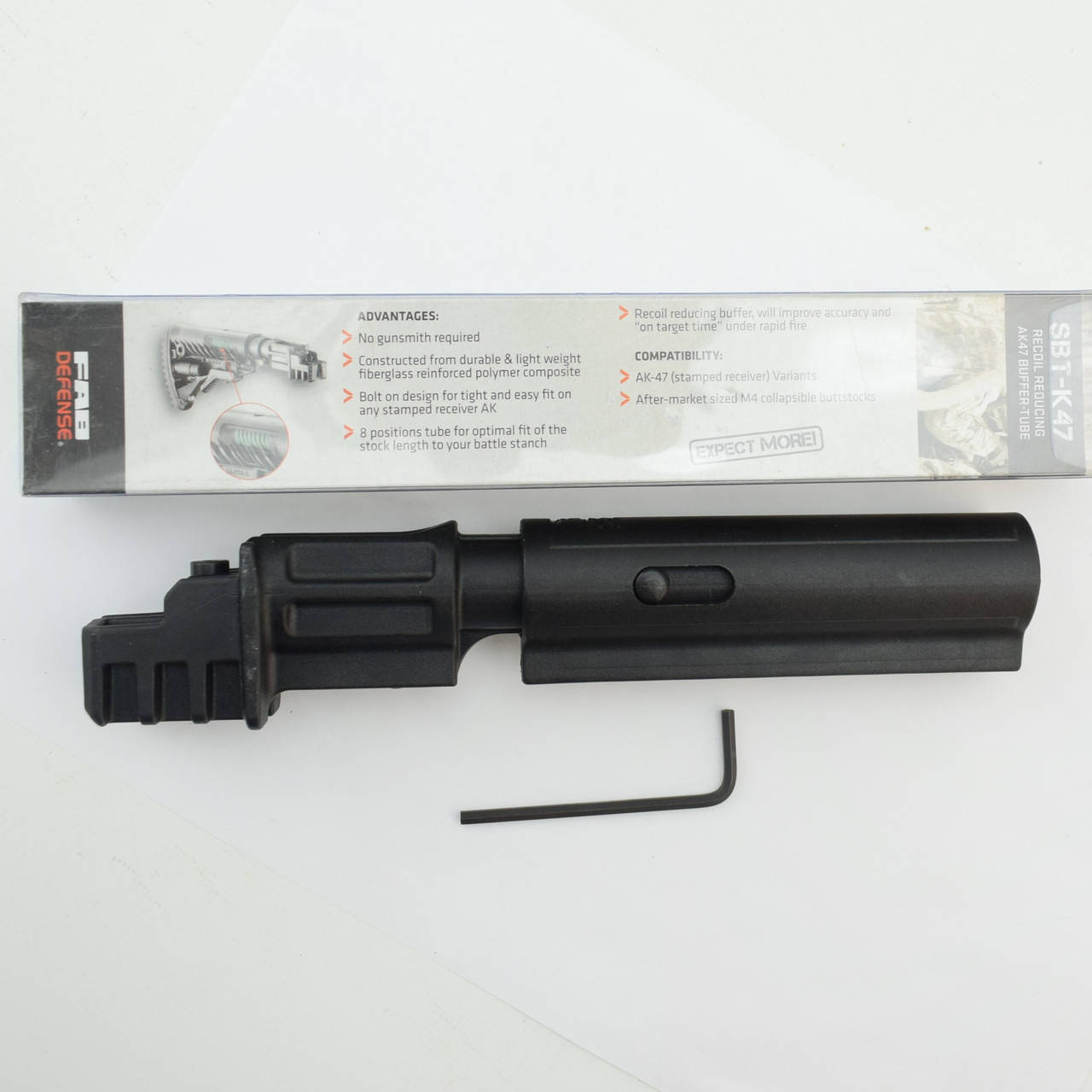 

SBT-K47 трубка-переходник с амортизатором для приклада АК47