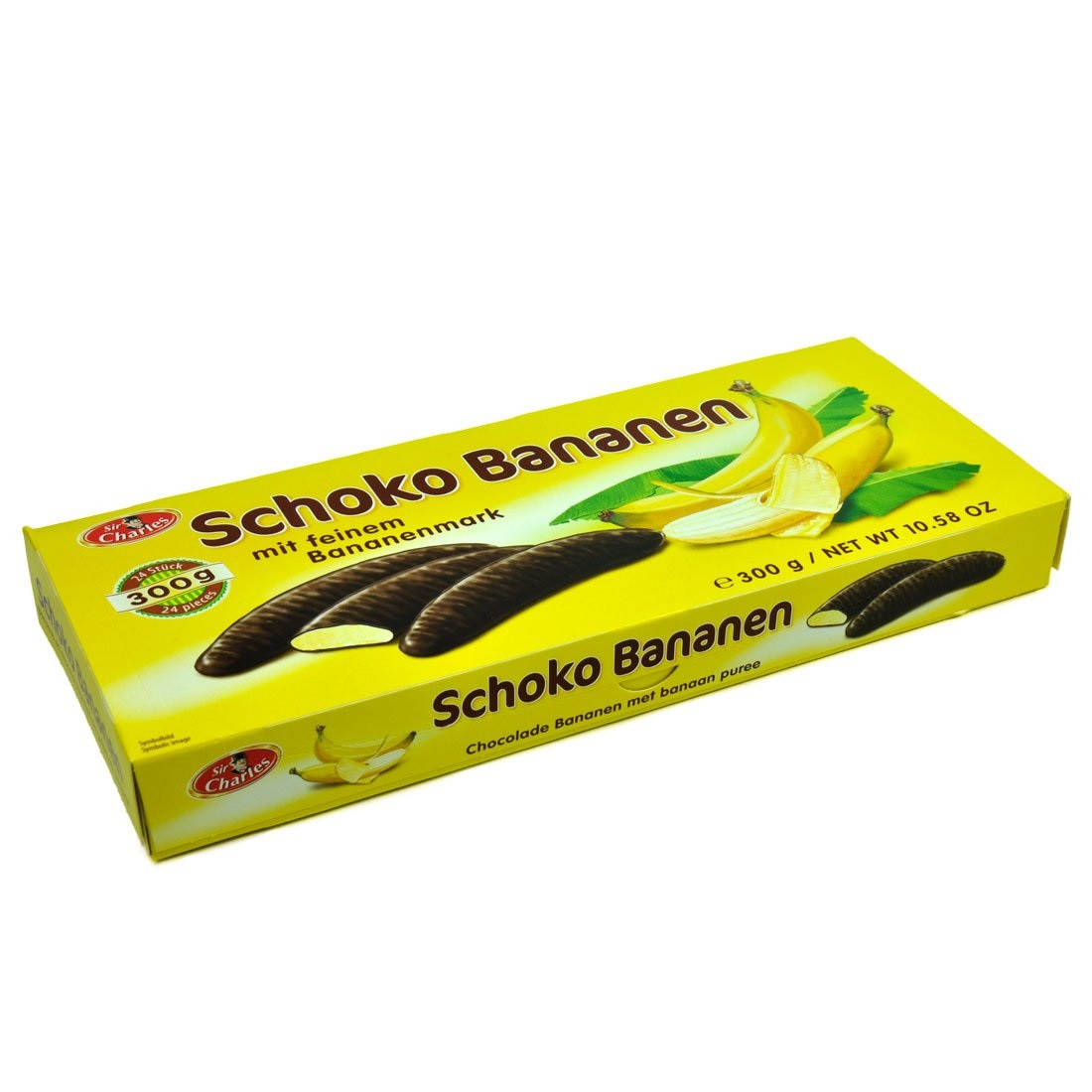 

Конфеты шоколадные Sir Charles Schoko Bananen с банановым суфле 300 г Австрия