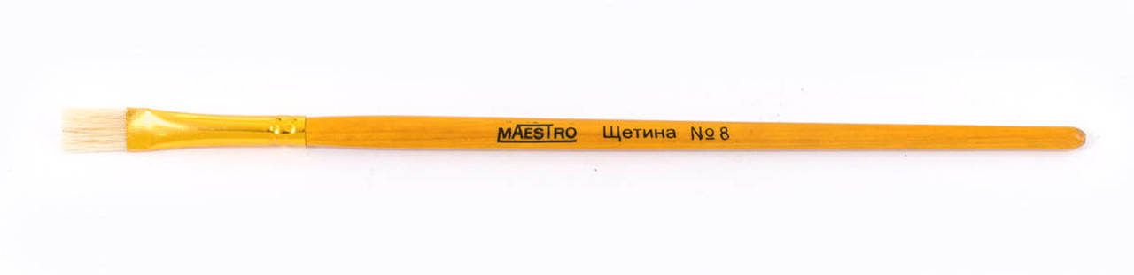 

Кисть худож. "Maestro" щетина, плоская № 8
