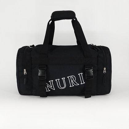 

Сумка стильная спортивная дорожная 48*24 см на молнии с карманами и длинным ремешком Cans Черный