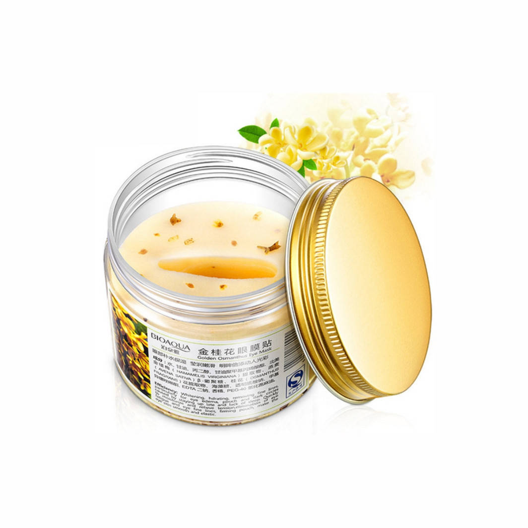 

Патчи для глаз с османтусом Bioaqua Gold Osmanthus Eye Mask