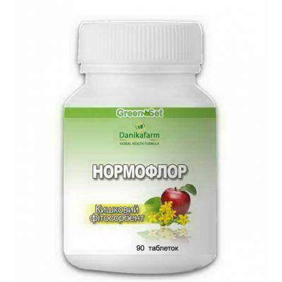 

Нормофлор - кишечный фитосорбент таблетки 90 шт по 0.4 г