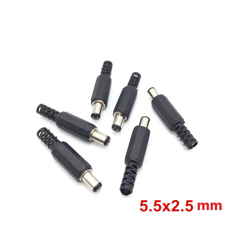 

Штекер, Джек, разъем под пайку 5.5x 2.5mm (Папа)