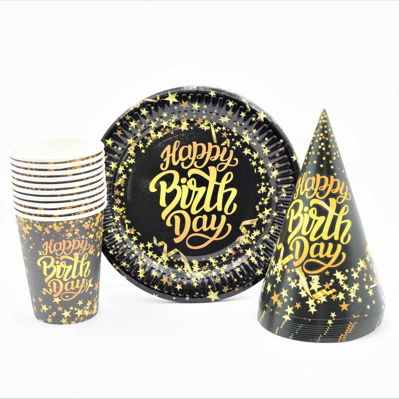 

Набор посуды "Happy Birthday звёзды"