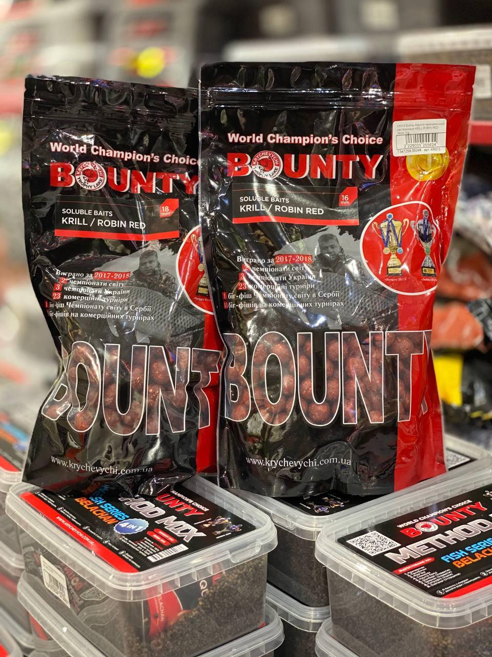 

Бойлы варёные Bounty Classic Krill/Robin Red (Криль/Робин Ред) 1кг 20