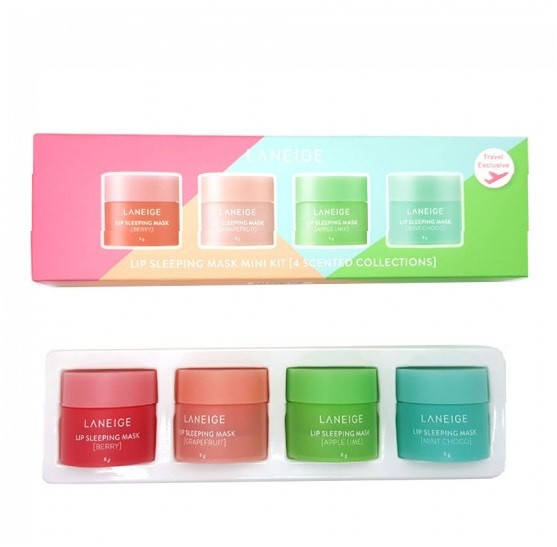 

Набор ночных масок для губ LANEIGE Lip Sleeping Mask Mini Kit 4шт х 8гр