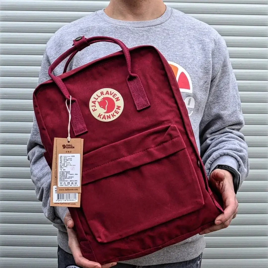 

Рюкзак Fjallraven Kanken Classic Бордовый, Черный