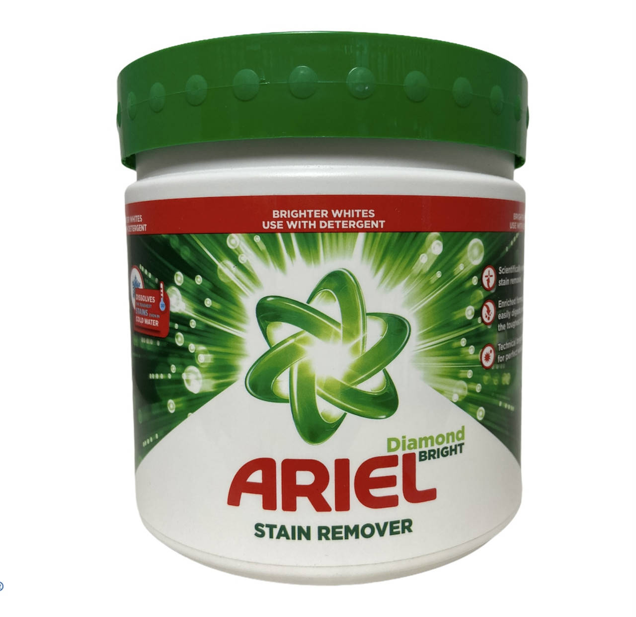 

Засіб для виведення плям з білих тканин Ariel 500 г 8435495821687