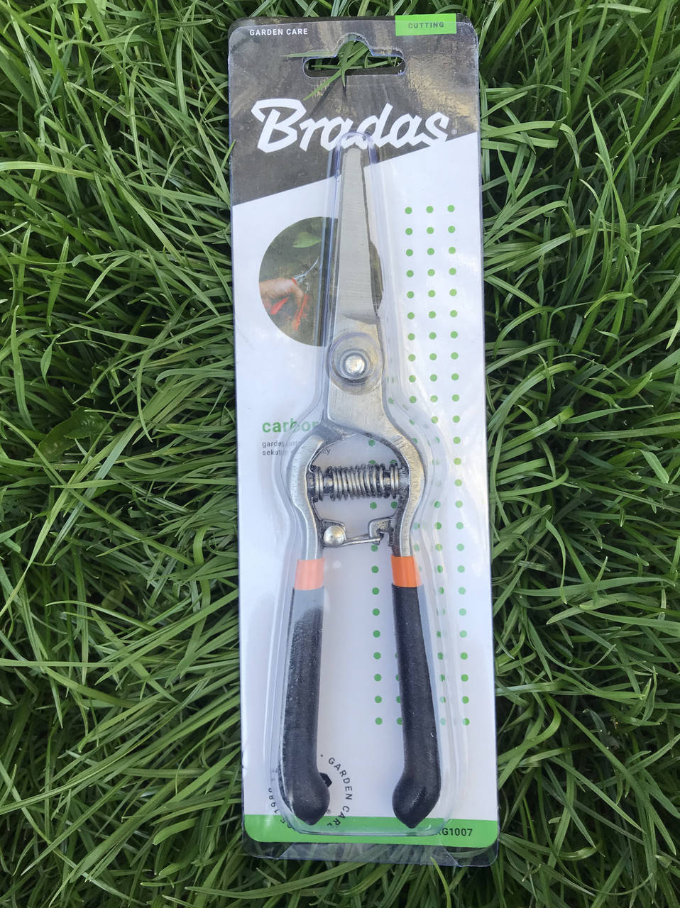

Секатор садовый, прямой 8" CARBON-STEEL, KT-RG1007