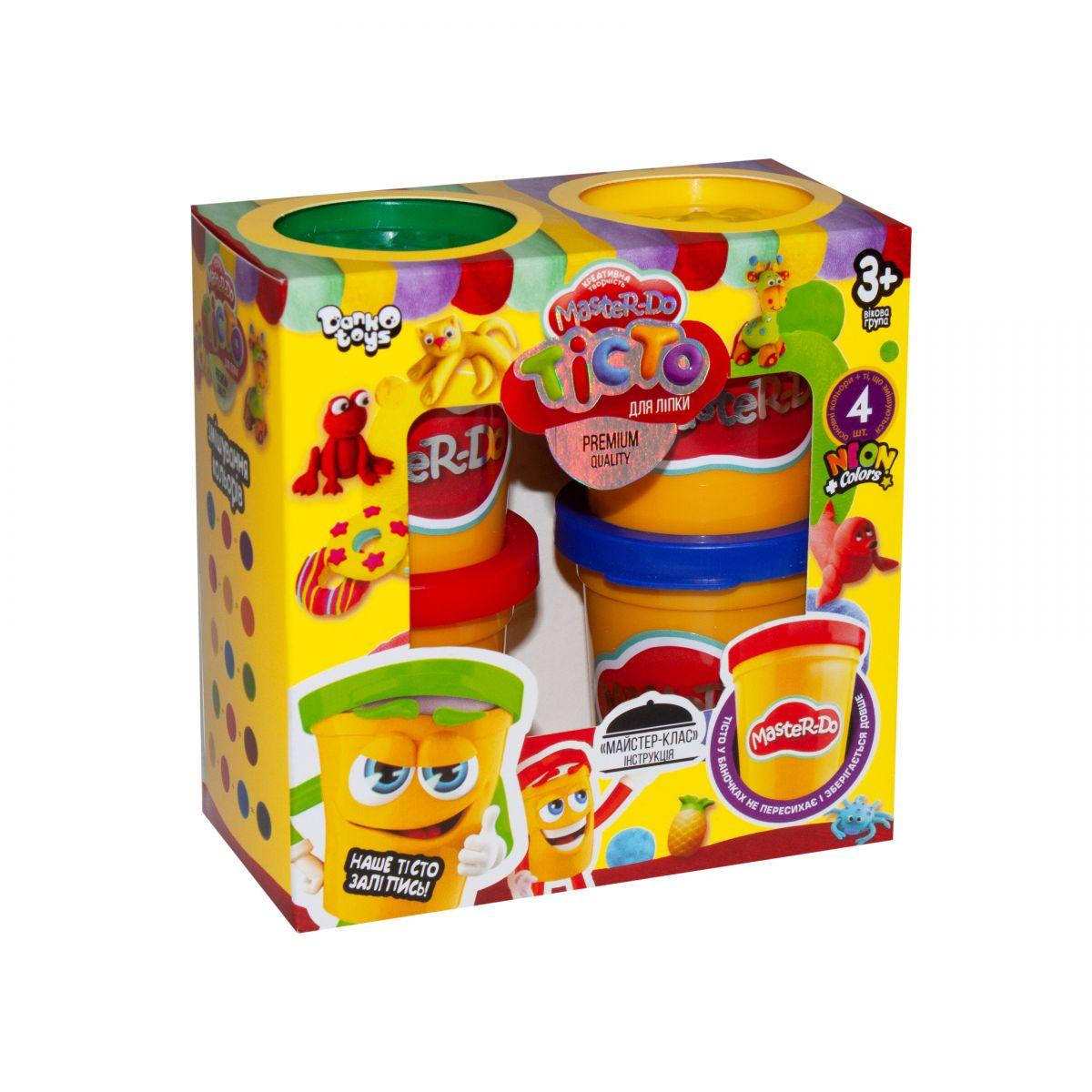

Тесто для лепки Master Do 4 цвета TMDB-01-03, Разные цвета