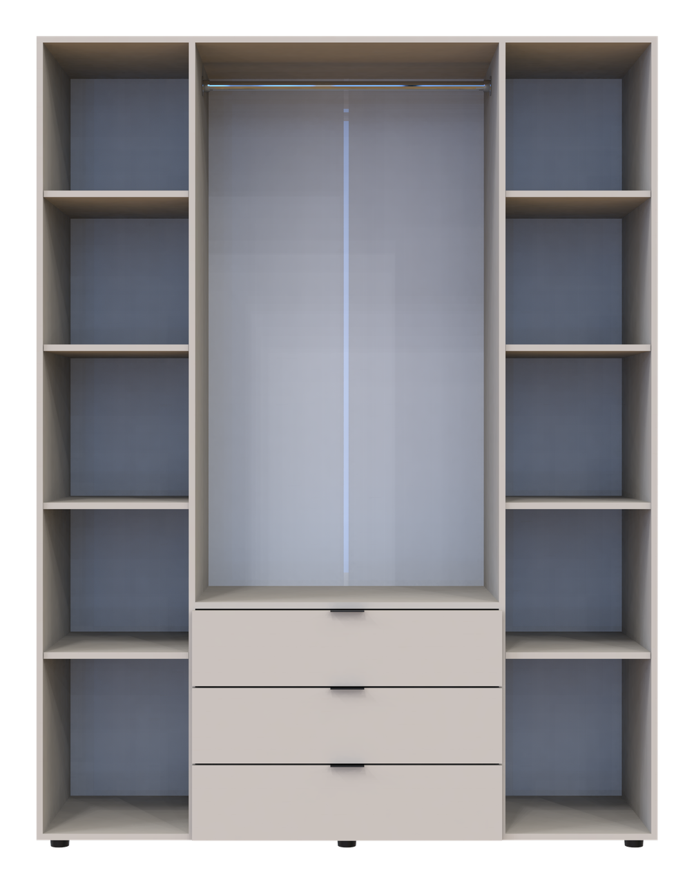 Розпашна Шафа для одягу Doros Гелар Кашемір 4 ДСП 155х49.5х203.4 (80737634) 7