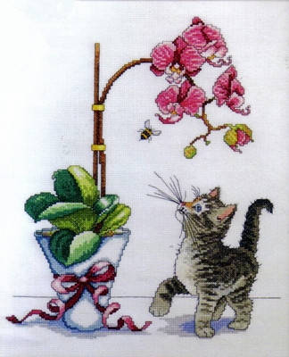 

"Orchid Kitty" Design Works. Набор для вышивания (2546)