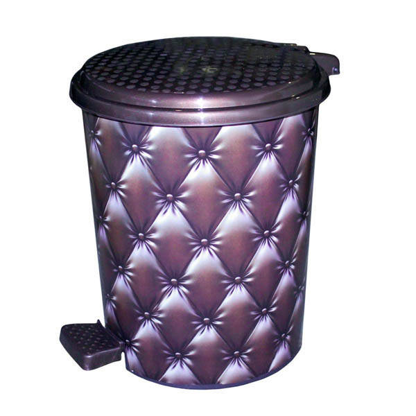 

Ведро для мусора пл.12л с педалью с рисунком Элиф Турция