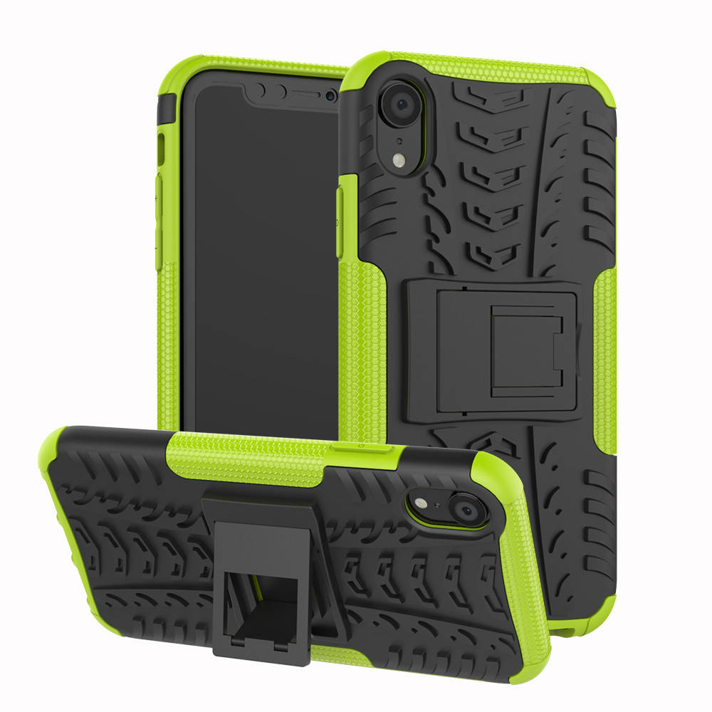 

PC + TPU чехол Armor для iPhone XR (на айфон хр) салатовый