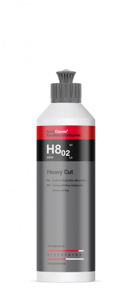 

Сильно абразивная полироль, паста для полировки Koch Chemie Heavy Cut 8.02 0,25 л (312250)