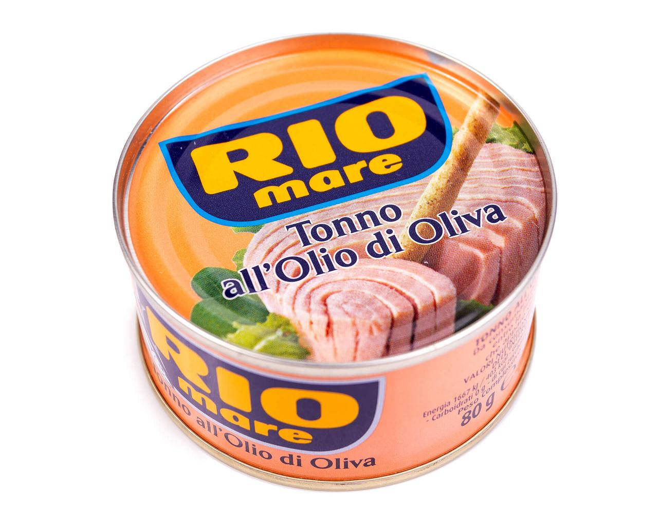 

Консервированный тунец в оливковом масле Rio Mare Tonno all'Olio di Oliva 80 г