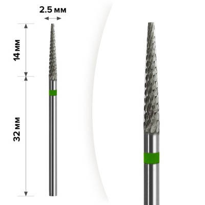 

М-104 ТВС насадка Игла Green 2.5*14