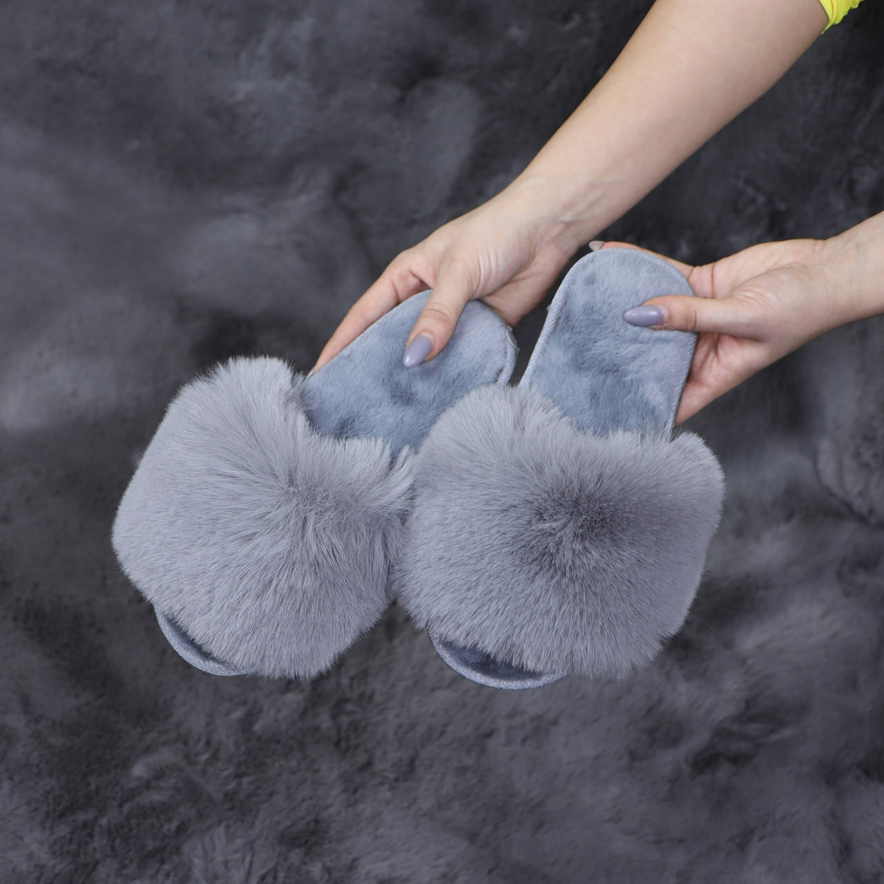 

Домашние тапочки Halluci art. TX10082 Gray (Серые) 40/41 - 26см, Серый