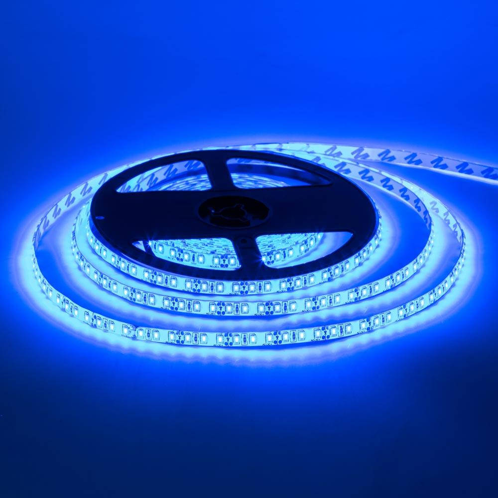 

5м Светодиодная LED лента AVT 12v 120smd 2835 IP20 Синий цвет света