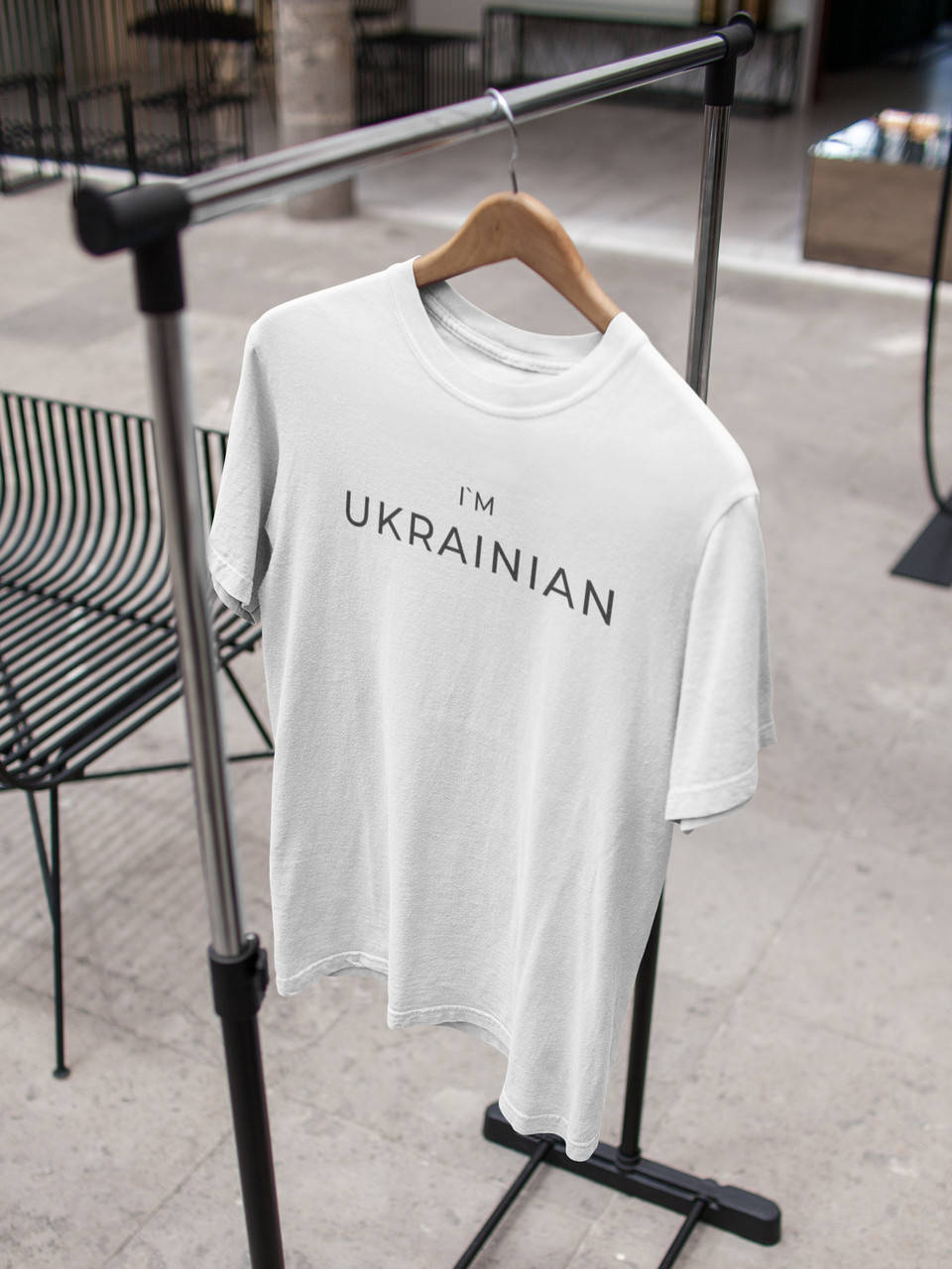 

Футболка з принтом "I'M UKRAINIAN" Жіноча, M