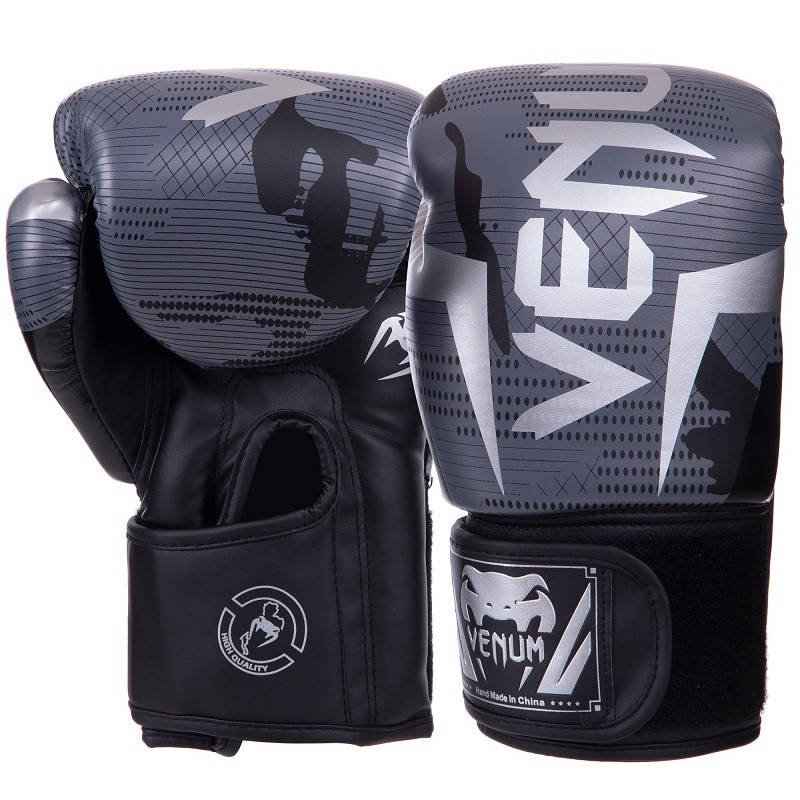 

Перчатки боксерские детские PU 6 oz BO-2532 серый камуфляж