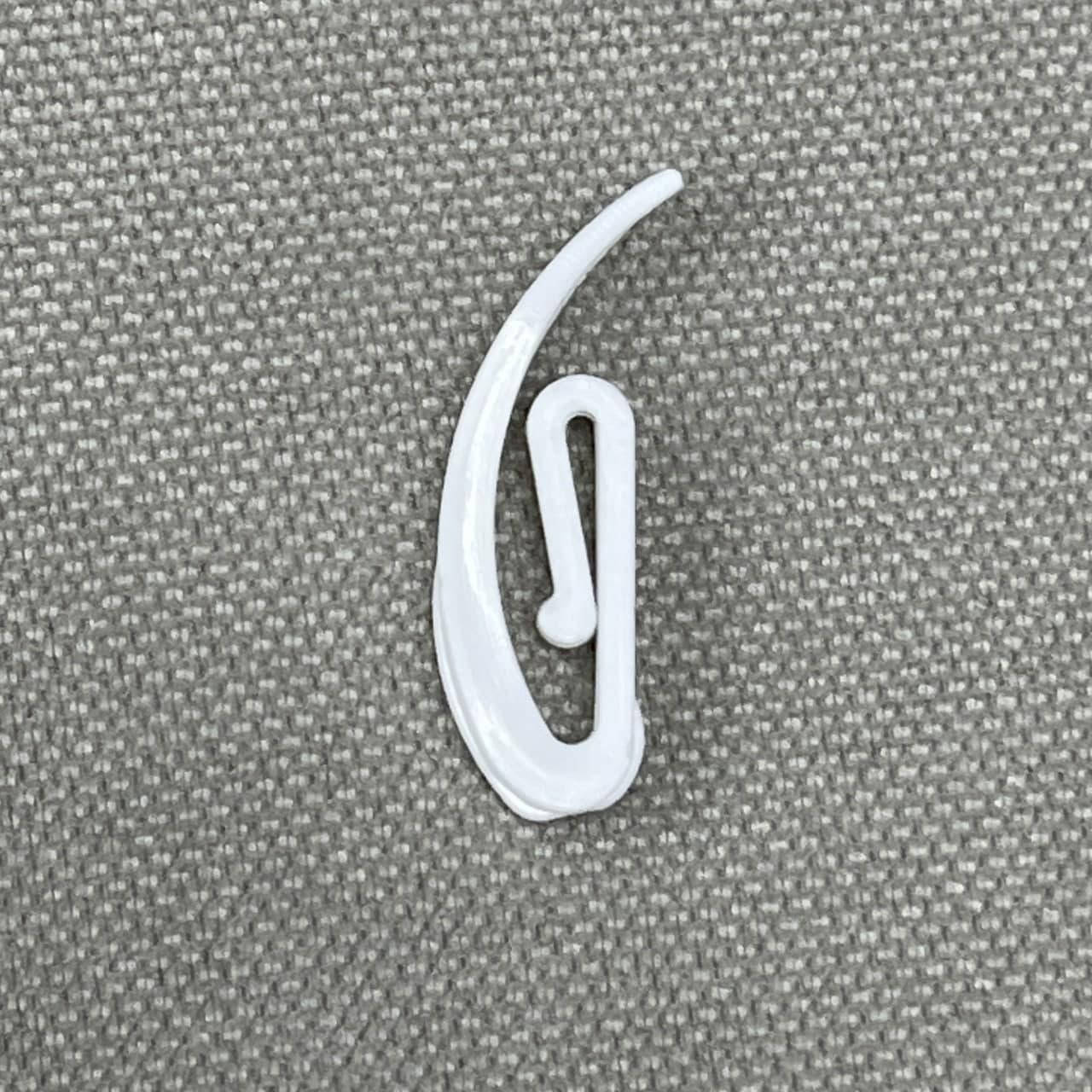 

Клипсы Сигма для системы "Новая волна" поштучно, крючки для штор, фурнитура для карниза, Белый