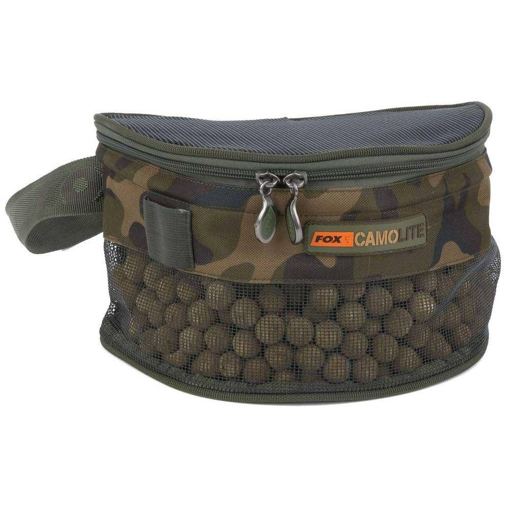 

Сетчатая поясная сумка для бойлов камуфляжной окраски Fox Camolite Boilie bum bag