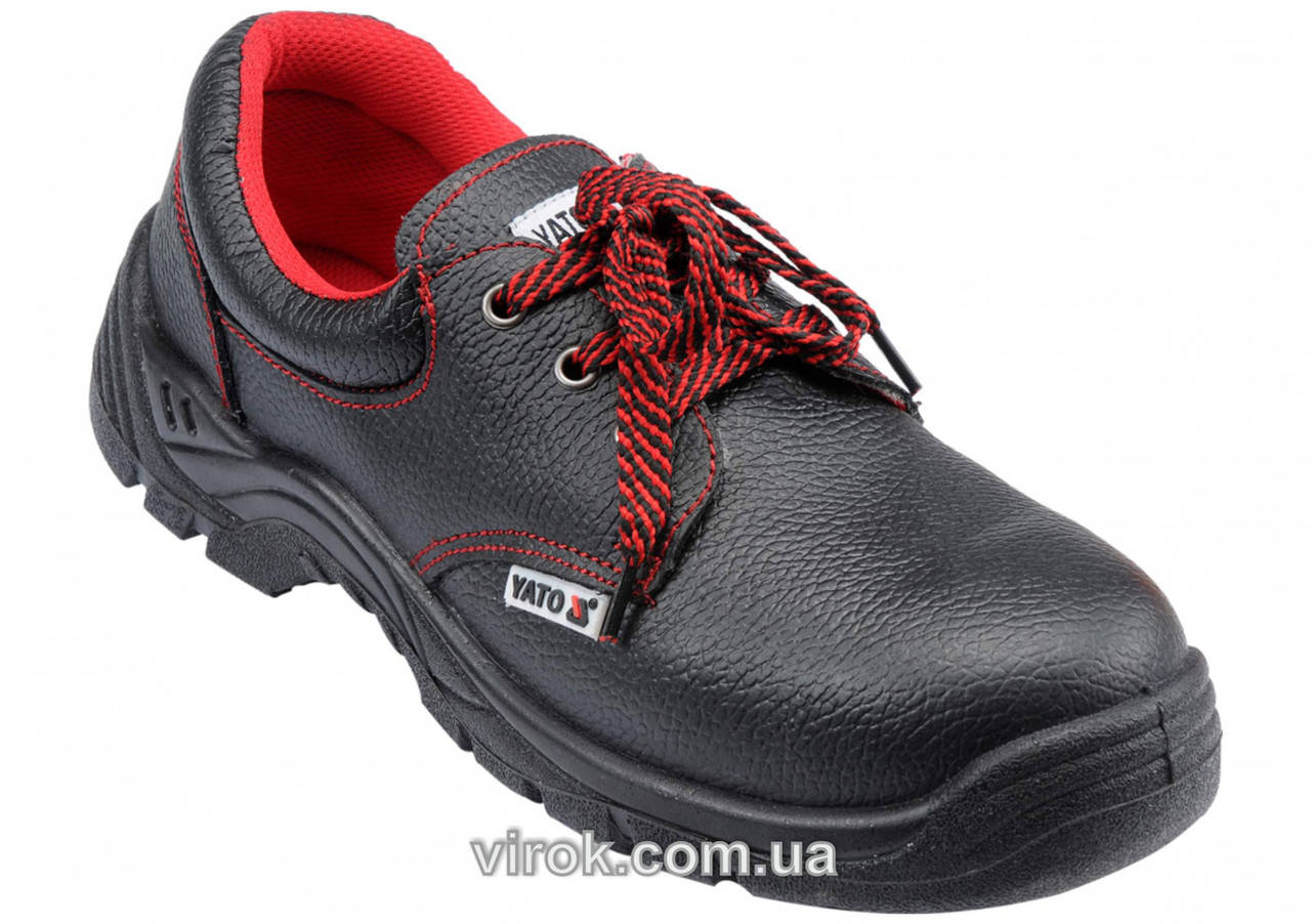 

Туфли рабочие кожаные с полиуретановой подошвой, модель PUNO, размер 45 Yato YT-80527