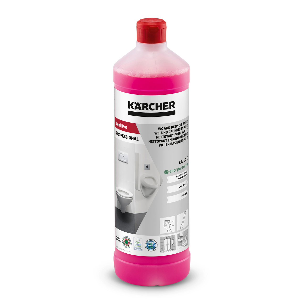 

Средство для очистки санитарных помещений CA 10 C Karcher 1л 197898