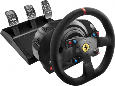 

Руль Thrustmaster T300 Ferrari Integral RW Alcantara edition Black (4160652), Черный