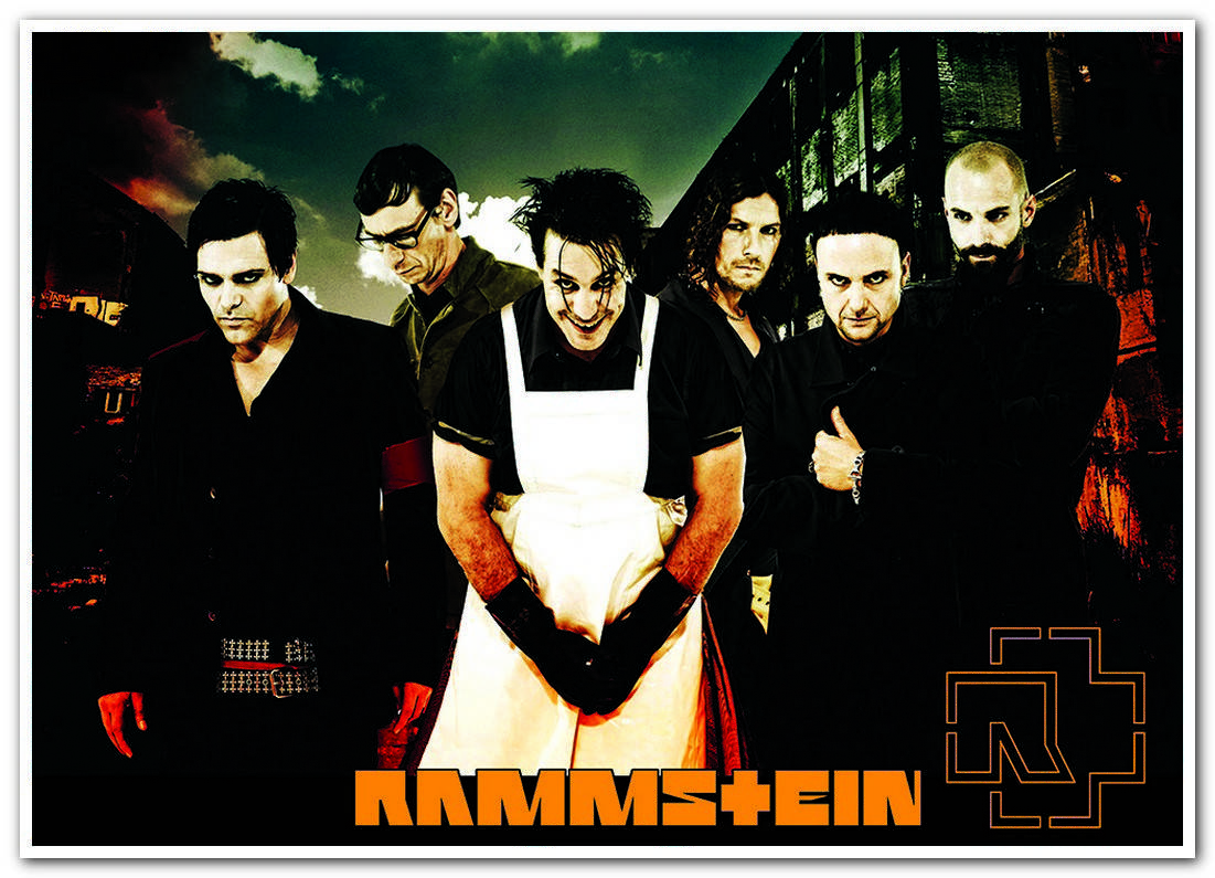 

Rammstein - немецкая индастриал-метал группа плакат