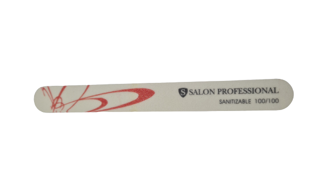 Пилочка минеральная для маникюра 100/100 блок Salon Professional Sanitazable