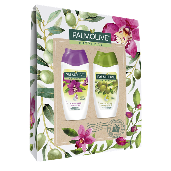 

Подарочный набор Palmolive Натурель «Роскошная мягкость» палмолив