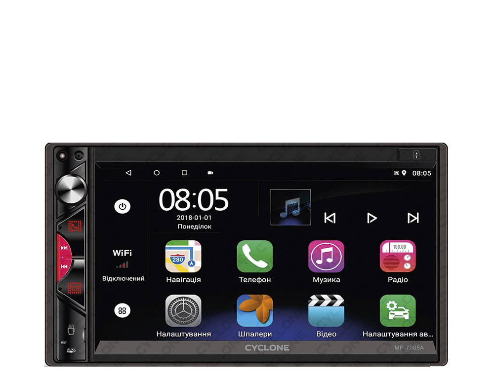 

Магнитола 2DIN Cyclone Android 10.0 / АВТОМАГНИТОЛА CYCLONE MP-7085А
