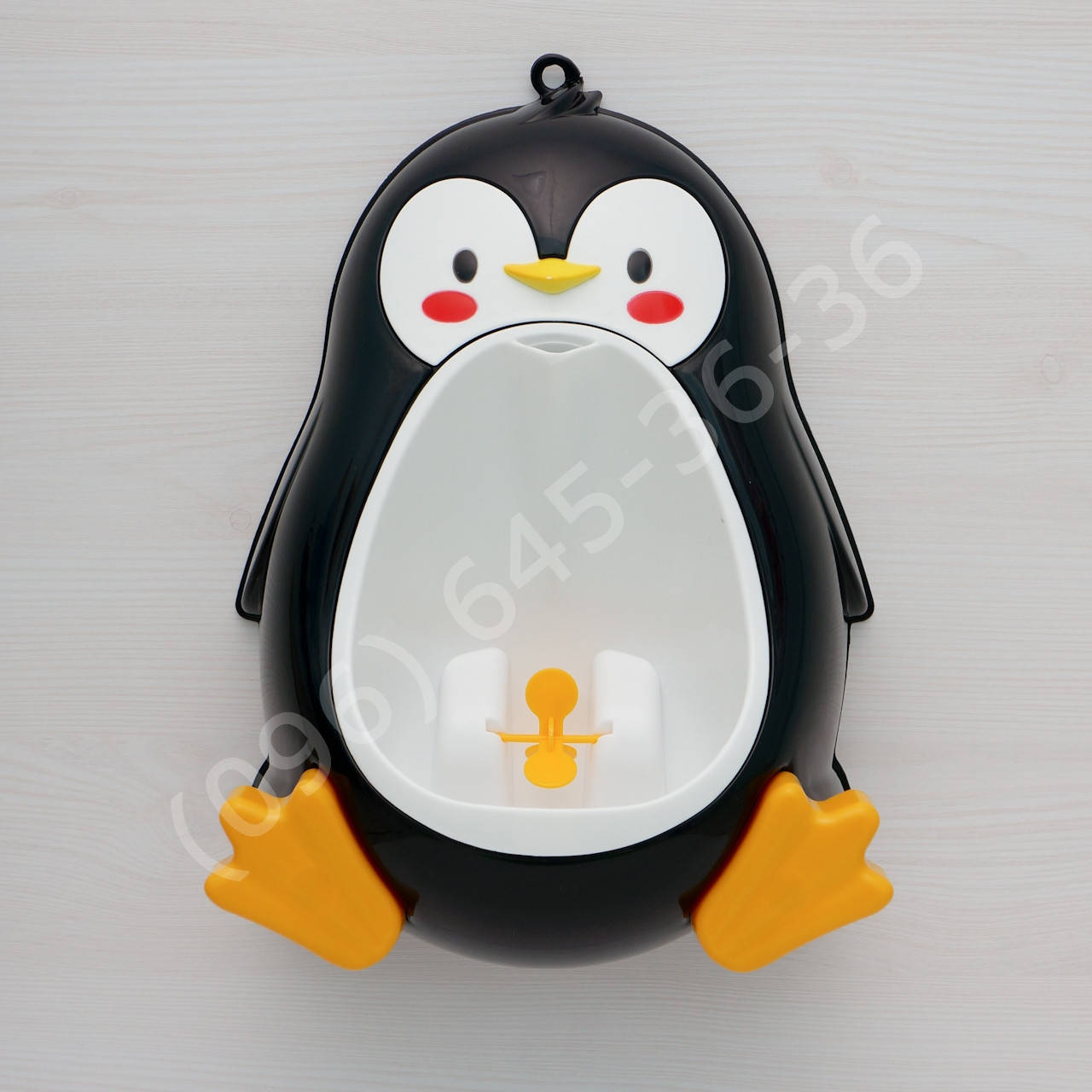 

Детский тренировочный писсуар Пингвин для мальчиков, Черный