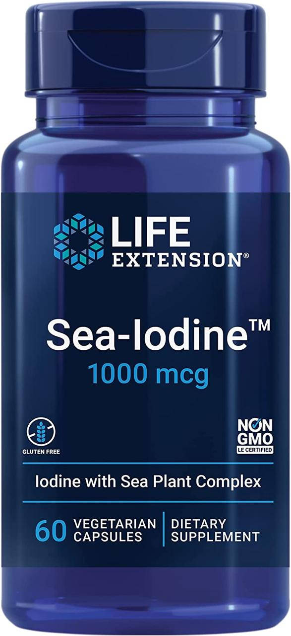 

Life Extension Sea-Iodine / Морской йод 1000 мкг 60 капсул